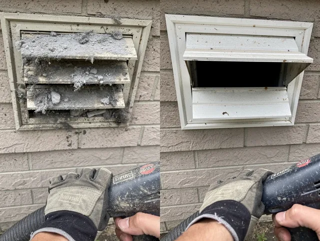 Professional dryer exhaust vent cleaning by Fairhaven Dryer Vent Cleaning in Fairhaven