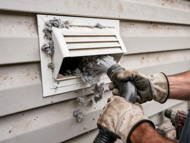 Professional dryer vent cleaning by Fairhaven Dryer Vent Cleaning in Fairhaven