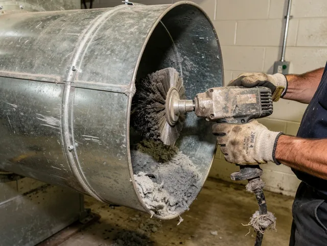 Industrial-grade dryer vent cleaning by Fairhaven Dryer Vent Cleaning in Fairhaven